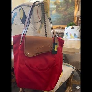 New without Tags red Ralph Lauren purse. Never carried